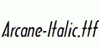 Arcane-Italic.ttf