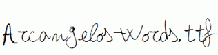 Arcangelos-Words.ttf