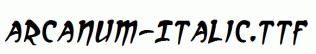 Arcanum-Italic.ttf