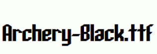 Archery-Black.ttf