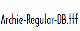 Archie-Regular-DB.ttf