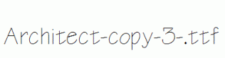 Architect-copy-3-.ttf