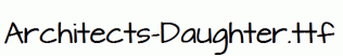 Architects-Daughter.ttf