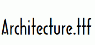 Architecture.ttf