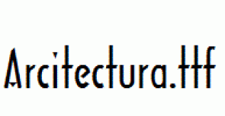 Arcitectura.ttf