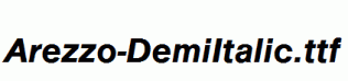 Arezzo-DemiItalic.ttf