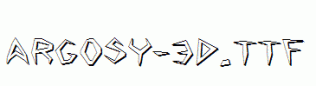 Argosy-3D.ttf