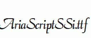 AriaScriptSSi.ttf