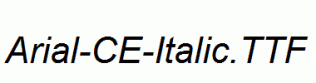 Arial-CE-Italic.ttf
