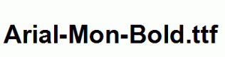 Arial-Mon-Bold.ttf