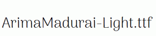 ArimaMadurai-Light.ttf