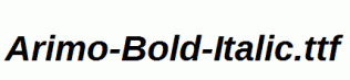 Arimo-Bold-Italic.ttf