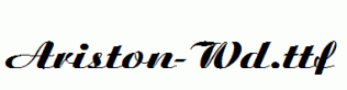 Ariston-Wd.ttf