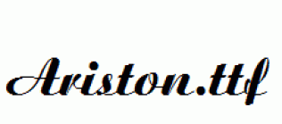 Ariston.ttf