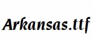 Arkansas.ttf