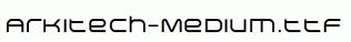 Arkitech-Medium.ttf