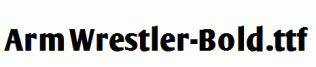 ArmWrestler-Bold.ttf