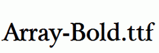Array-Bold.ttf