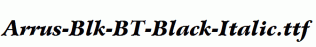 Arrus-Blk-BT-Black-Italic.ttf