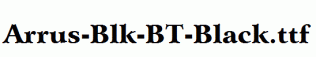 Arrus-Blk-BT-Black.ttf