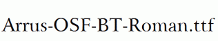 Arrus-OSF-BT-Roman.ttf