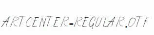 ArtCenter-Regular.otf