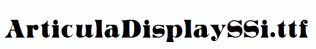 ArticulaDisplaySSi.ttf