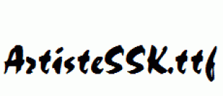 ArtisteSSK.ttf