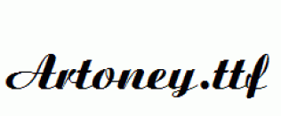 Artoney.ttf