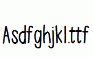 Asdfghjkl.ttf