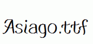 Asiago.ttf