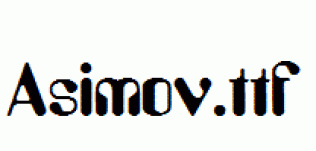 Asimov.ttf