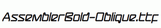 AssemblerBold-Oblique.ttf