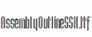 AssemblyOutlineSSK.ttf