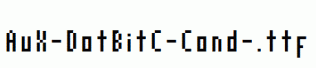 AuX-DotBitC-Cond-.ttf