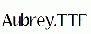 Aubrey.ttf