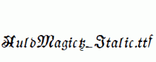 AuldMagick-Italic.ttf