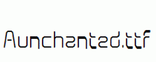 Aunchanted.ttf