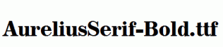 AureliusSerif-Bold.ttf