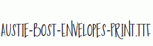 Austie-Bost-Envelopes-Print.ttf