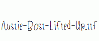 Austie-Bost-Lifted-Up.ttf