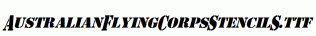 AustralianFlyingCorpsStencilS.ttf
