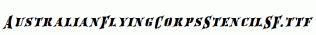 AustralianFlyingCorpsStencilSF.ttf