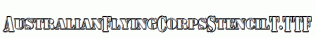 AustralianFlyingCorpsStencilT.ttf