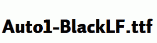 Auto1-BlackLF.ttf