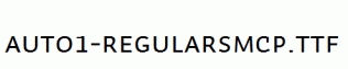 Auto1-RegularSmCp.ttf