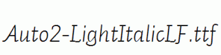 Auto2-LightItalicLF.ttf