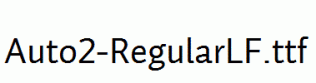 Auto2-RegularLF.ttf