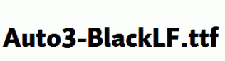 Auto3-BlackLF.ttf