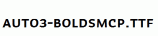 Auto3-BoldSmCp.ttf